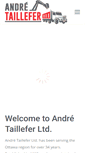 Mobile Screenshot of andretaillefer.ca